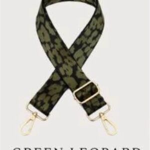 Green Leopard Bag Strap